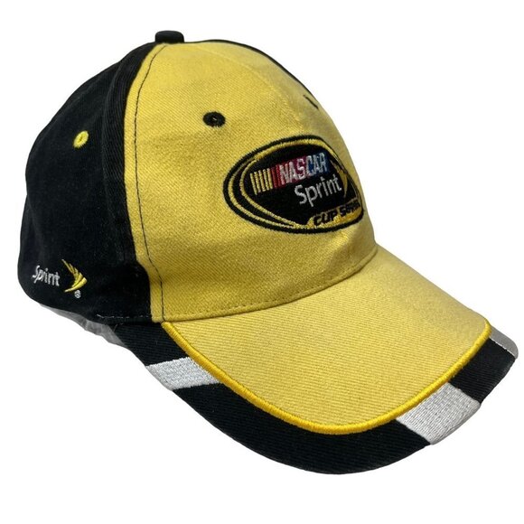 2009 Nascar Baseball Hat Cap Unisex Yellow Black Sprint Cup Series Colle…‎ - Picture 1 of 6